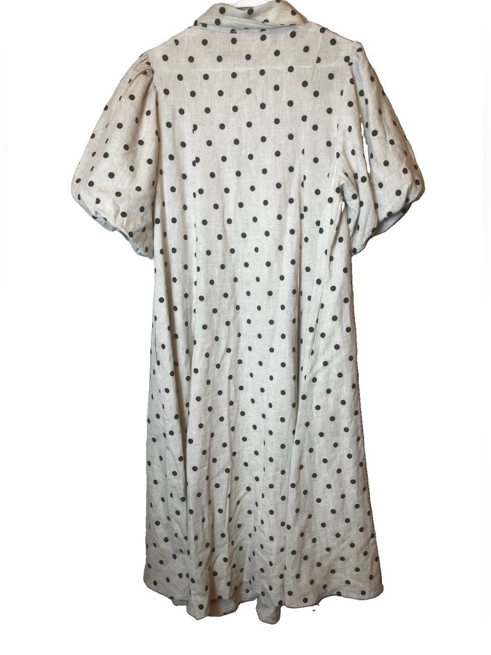 LA BOHEME GIRLS Peyton Oat Polka Dot Dress Size M/L - Picture 4 of 6